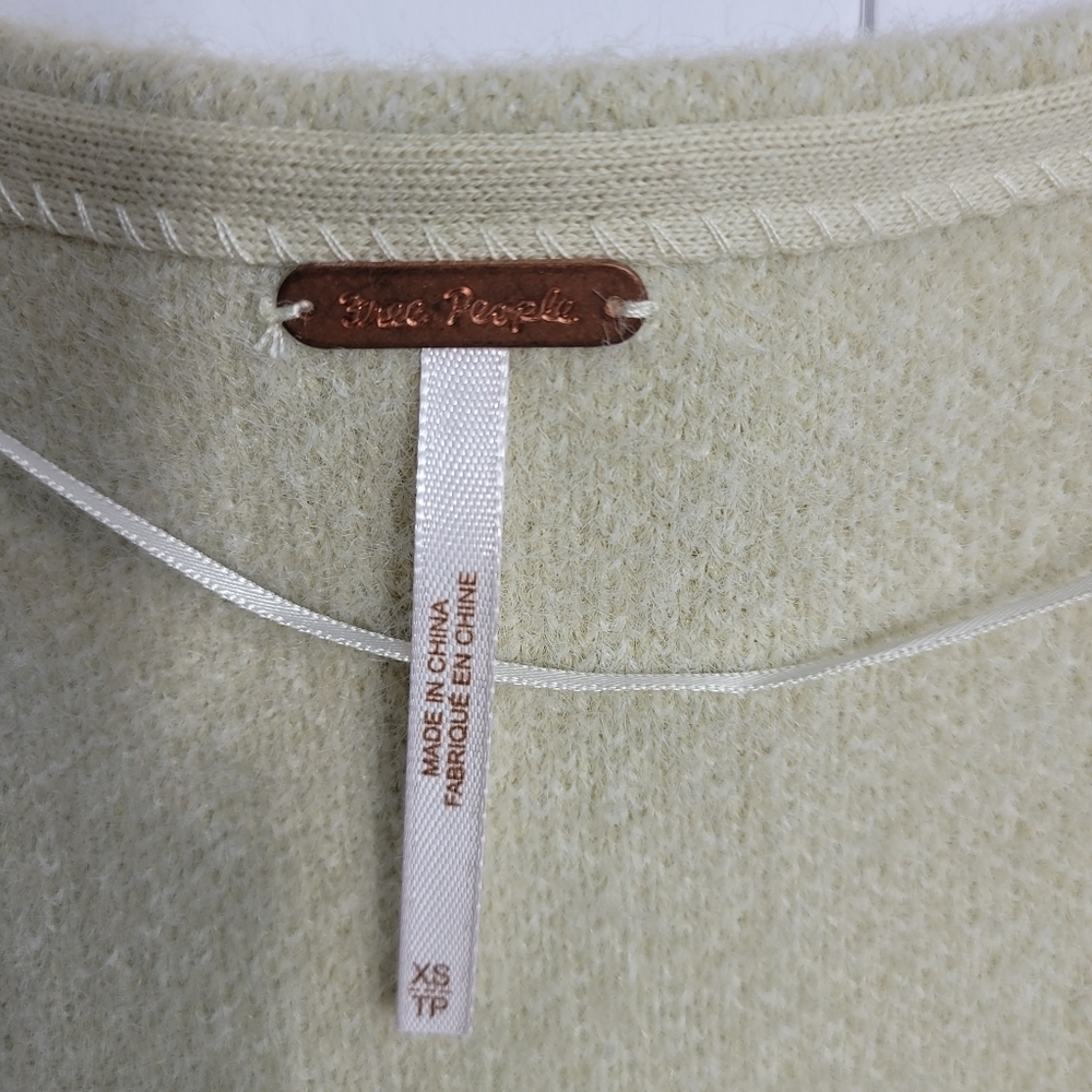Free People Sweater-Weather V-Neck Sweater SIZE XSMALL‎ - Picture 13 of 16